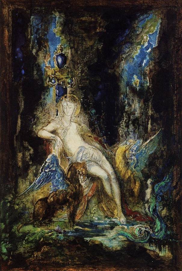 Moreau Gustave - Fee et Griffon.jpg